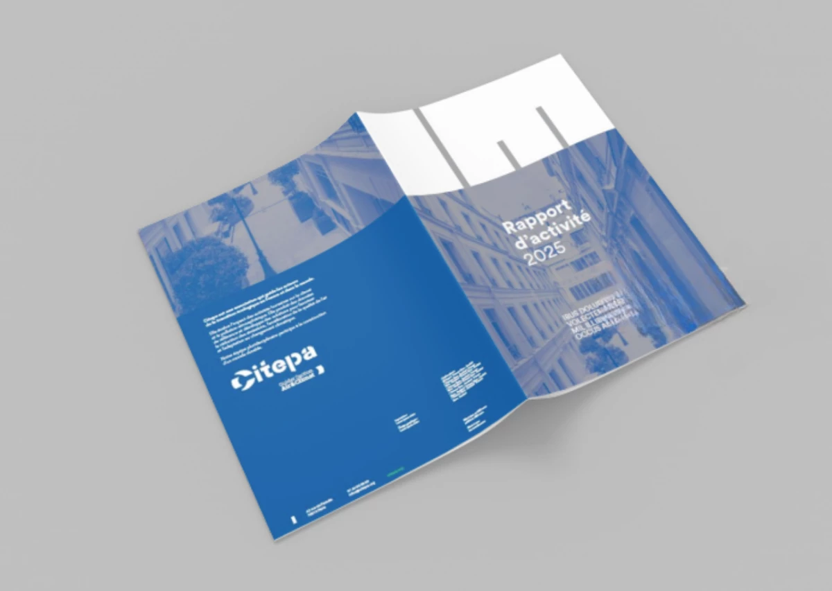 Couverture du rapport d'activité du Citepa