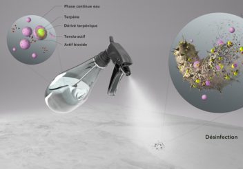 illustration 3D lyse bacterienne