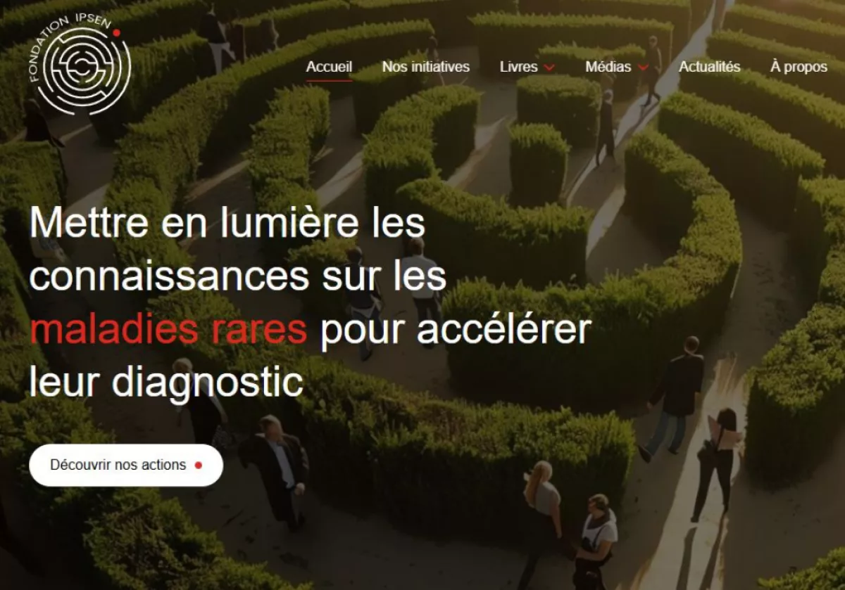 Nouveau site web pour la Fondation Ipsen