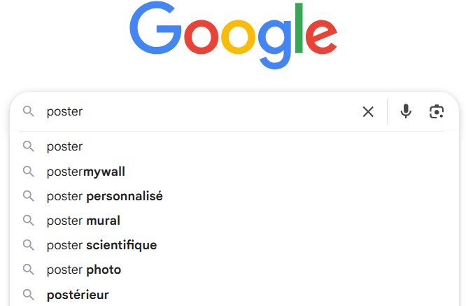 La barre de recherche Google : un outil de rechercher de mots-clés 