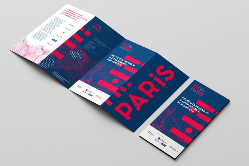 Un exemple d'identité visuelle avec une brochure pour Hi! PARIS