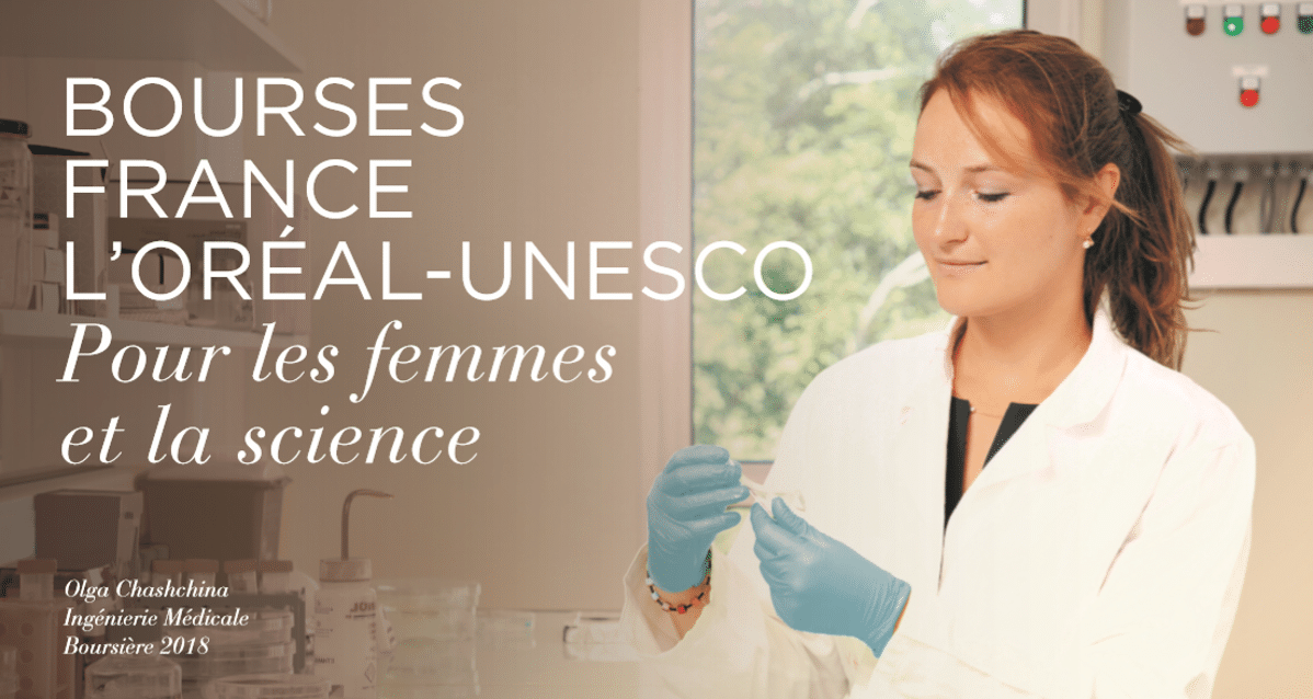 Affiche Bourse France L'Oréal-Unesco Pour les Femmes et la science 